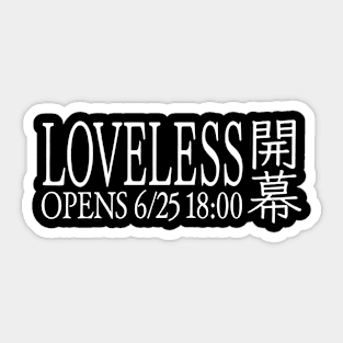 Loveless (Final Fantasy VII Remake) Sticker